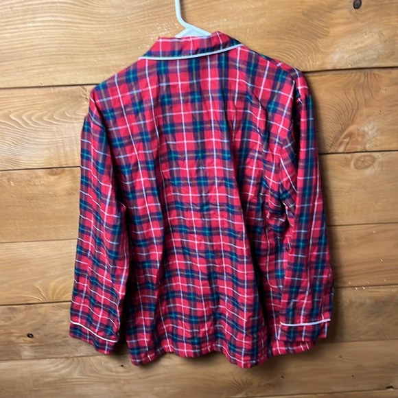 Disney women’s Red Plaid Mickey Mouse Pajama Top and bottom set Sm sleepwear - Picture 8 of 10